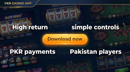 Main screen of slotspk gamedownload page for PK players - supporting Urdu and English languages
